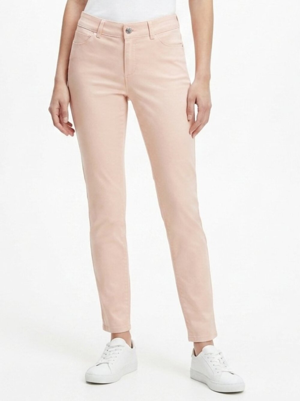Calvin Klein Modern Essentials Blush Pink Twill Skinny Pant NEW- Sz. 2